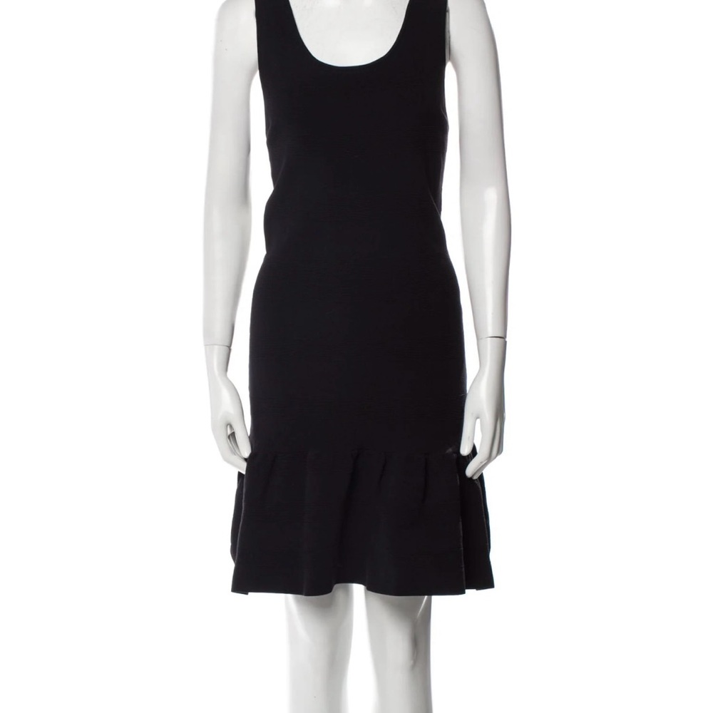 Sandro Black Sheath Midi Dress for Cocktail (size2)